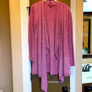 EUC Barefoot Dreams red cardigan sz L/XL